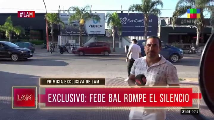 La reacción de Fede Bal al móvil de LAM (América