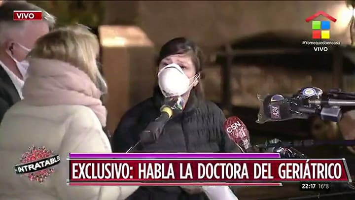 La respuesta de uno de los apoderados y de la médica del geriátrico en Belgrano