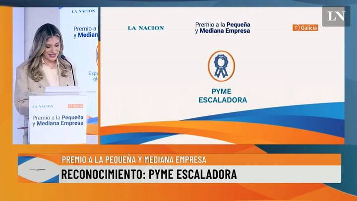 Premio a las Pymes; categoría: Pyme escaladora