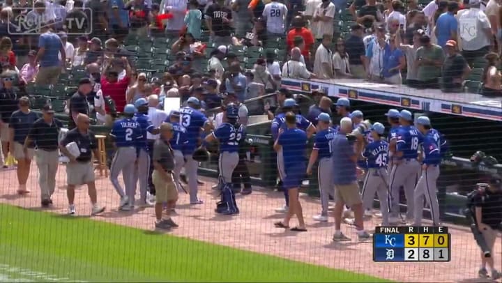 El equipo de los Royals mostró su apoyo al venezolano Salvador Pérez