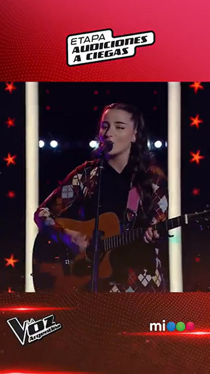 Segunda presentación de Camila Matarazzo en La Voz Argentina (Telefe)