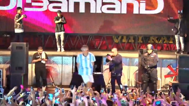 Bad Bunny visitó Argentina en 2017