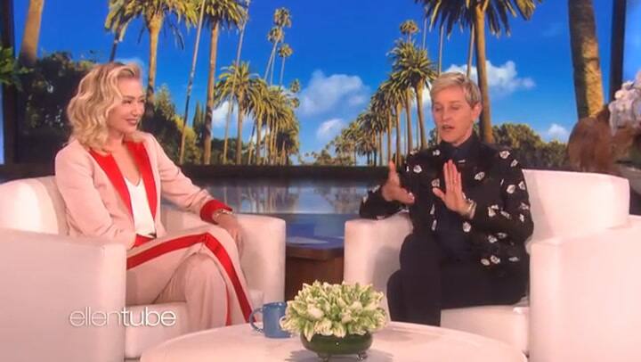 Así Portia de Rossi anunció su retiro de la actuación en el programa Ellen DeGeneres Show (2018)