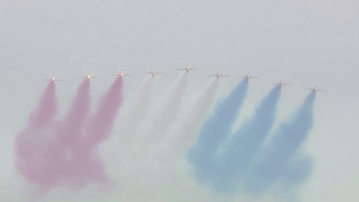 Desfile aéreo