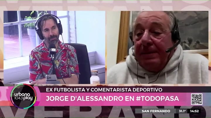 El debate de Matías Martin y Jorge D'alessandro por Giovanni Lo Celso