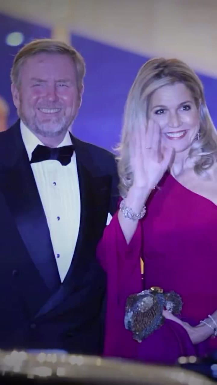 El look de gala de Máxima Zorreguieta