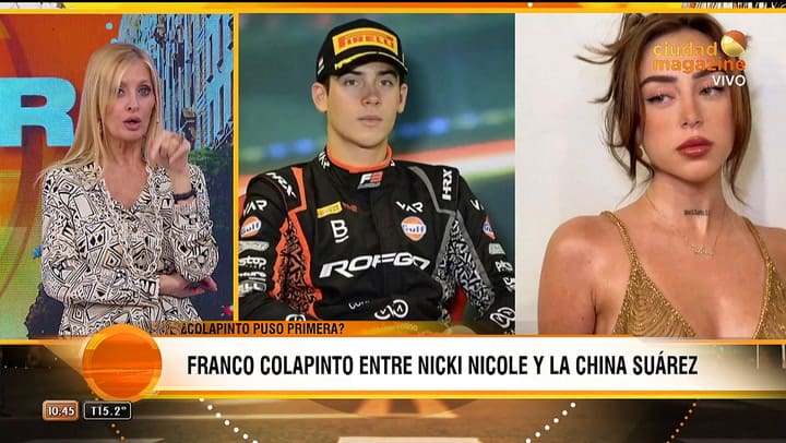 La reacción de Franco Colapinto cuando vio que la China Suárez lo siguió en las redes