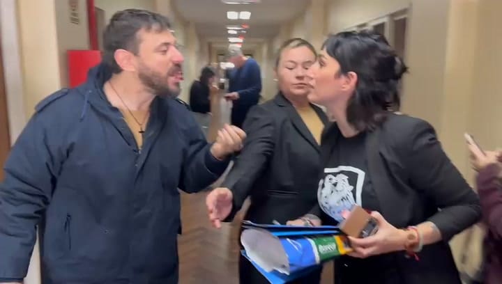 El choque entre Juan Grabois y Leila Gianni en Comodoro Py
