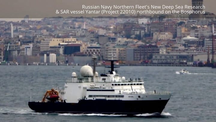 Así es el buque ruso Yantar, el último navío internacional en retirarse de la búsqueda del submarino