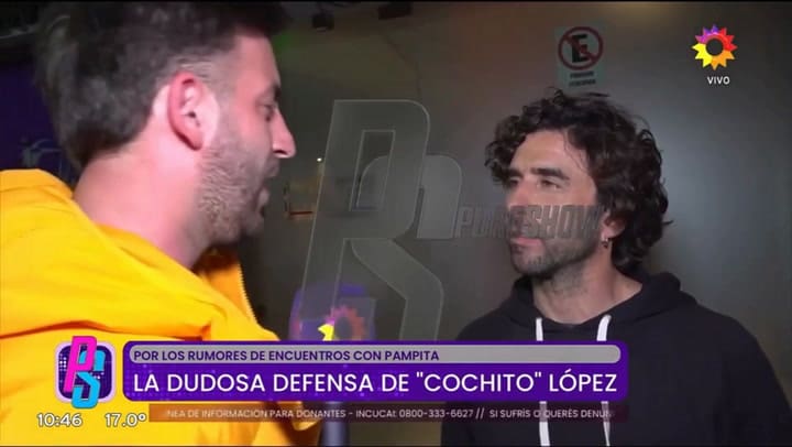 Qué dijo Cochito López sobre el supuesto encuentro con Pampita