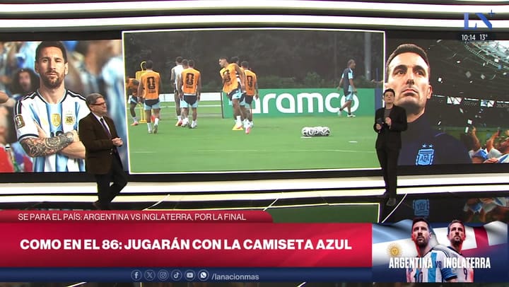 La recuperacion de la seleccion argentina antes de jugar las semifinales contra Inglaterra