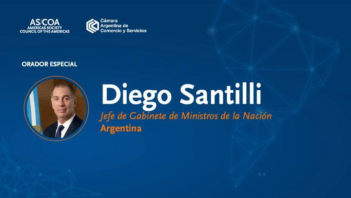 El discurso de Diego Santilli en el Council de las Américas
