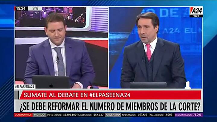 Inseguridad vs Pandemia - Fuente: A24