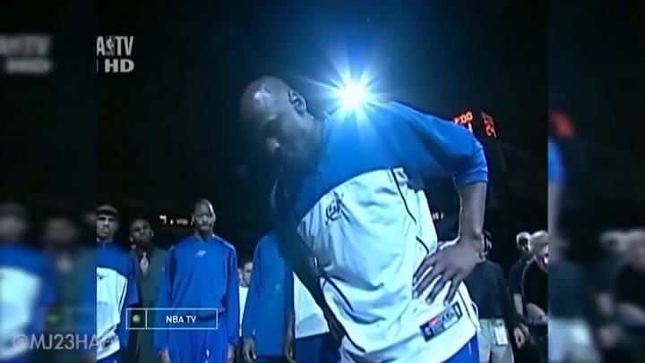 Momentos destacados de Michael Jordan en su último juego en la NBA (16.04.2003) - Fuente: Youtube