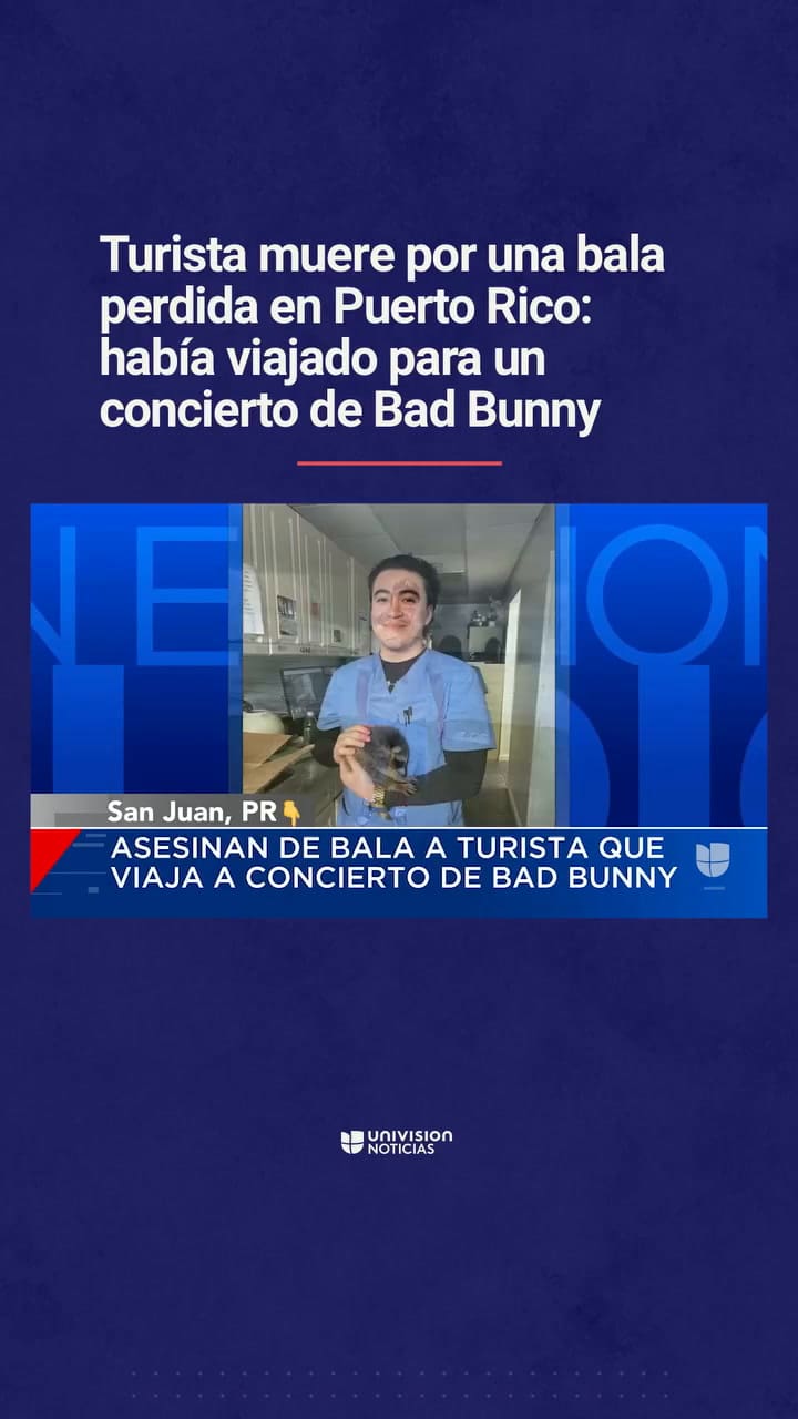 Un joven falleció en Puerto Rico tras ir al concierto de Bad Bunny