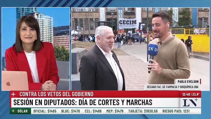 Pablo Evelson, decano de la Facultad de Farmacia y Bioquimica de la UBA