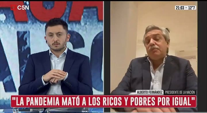 Alberto Fernández: 'La inflación tiene que parar'