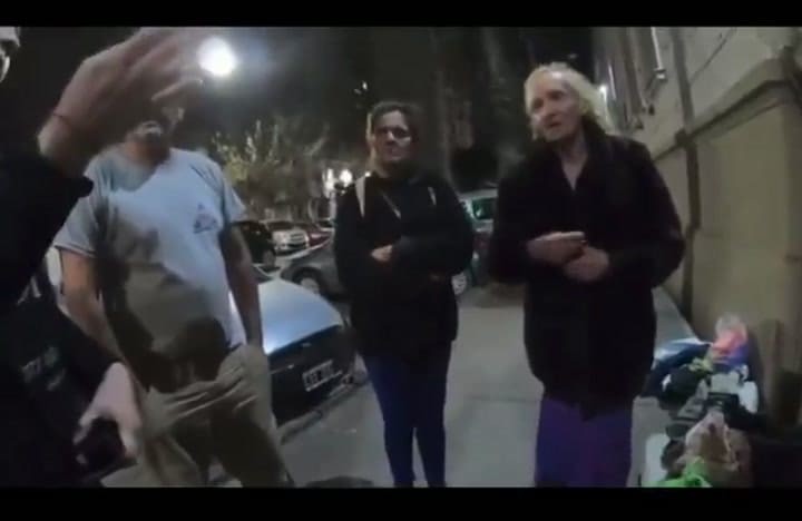 Zulma Lobato en situación de calle