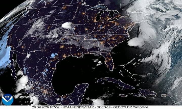 Satélite De La NOAA Hoy