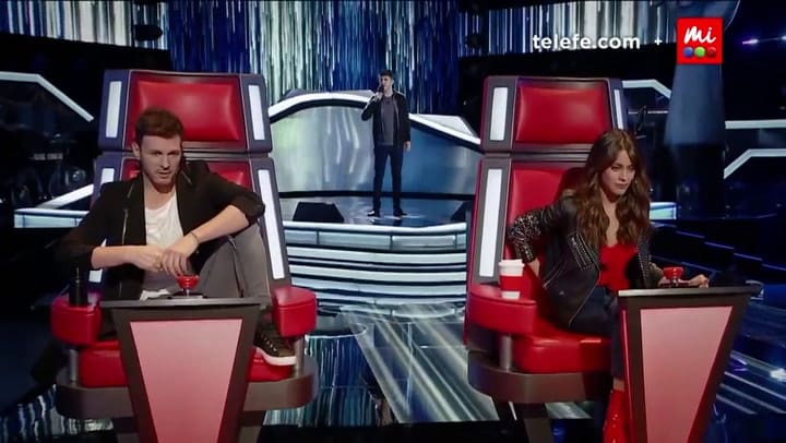 La Voz Argentina: Lucas, un chico ciego, logró conmover al jurado - Fuente: Telefé