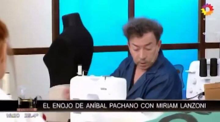 Feroz cruce entre Aníbal Pachano y Miriam Lanzoni