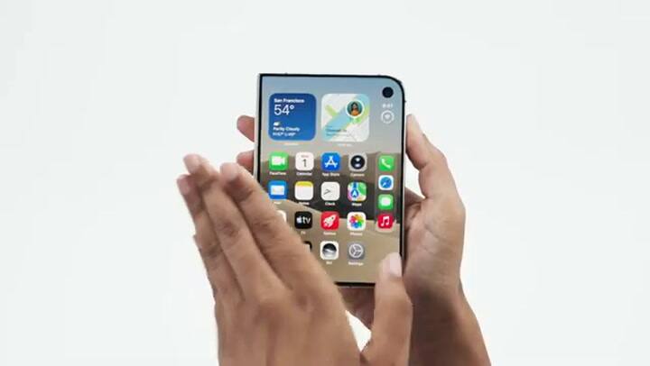 Así es el nuevo iPhone plegable