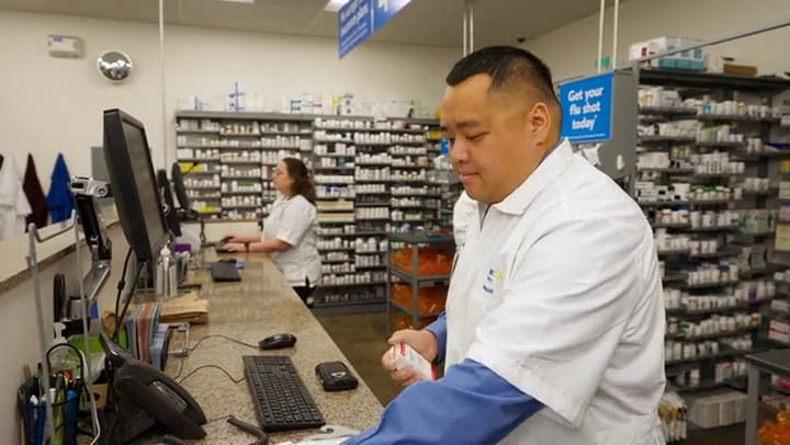 B-roll Walmart Pharmacy Delivery (360p)