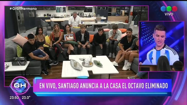 Agustín fue el octavo eliminado de Gran Hermano.