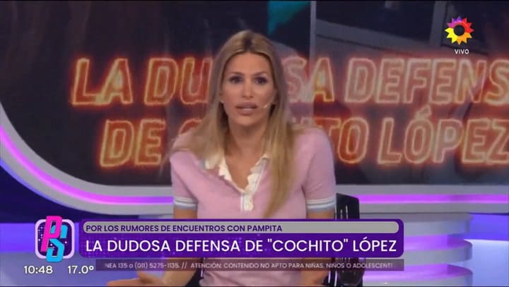 El conductor de Puro Show, Matías Vázquez, puso en duda las declaraciones de CochitoLópez