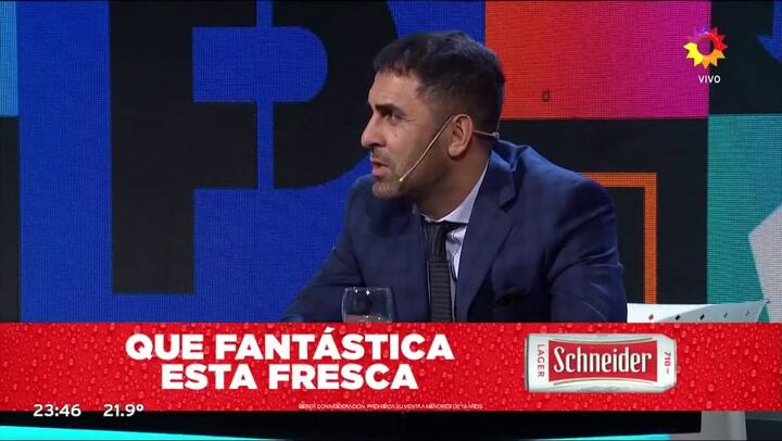 Sebastián Vignolo volvió a cruzar a Raúl Cascini y le pidió “respeto” - Fuente: eltrece