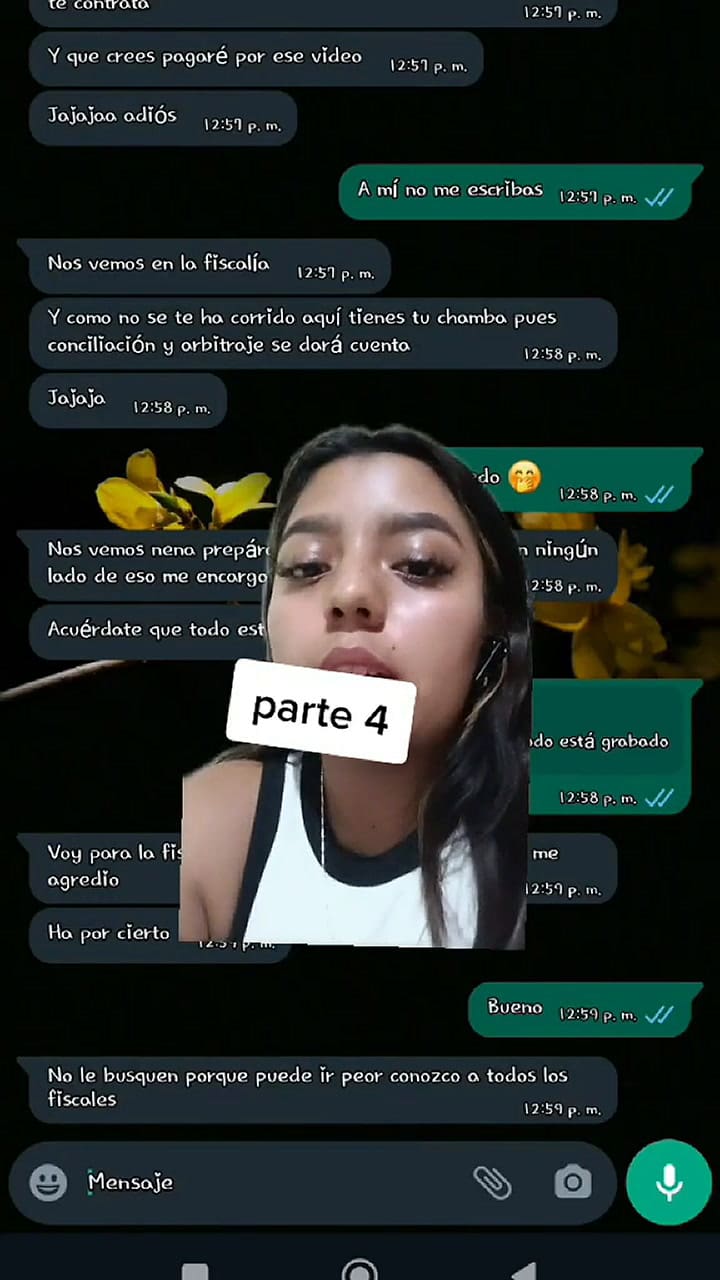 Mostró cómo reaccionó su jefa al ser grabada