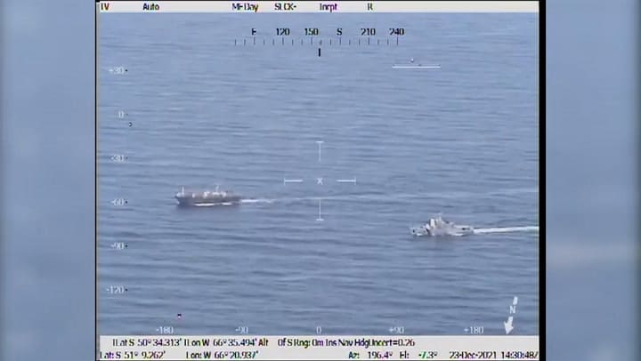 Operaciones de control de la pesca ilegal por parte de la Prefectura Naval Argentina