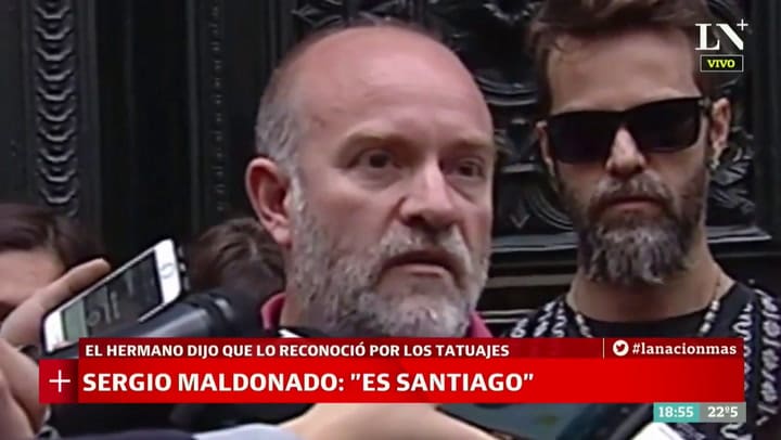 Sergio Maldonado, sobre el cuerpo hallado: 'Es Santiago'