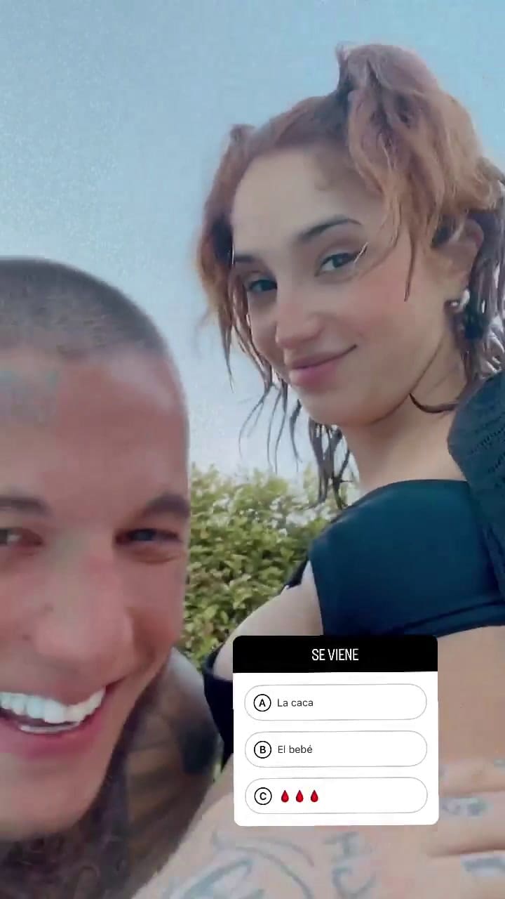 Melody y Alex compartieron unos sugerentes videos que despertaron rumores de embarazo