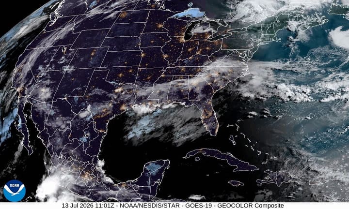 Satélite De La NOAA Hoy