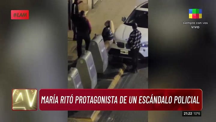 El video del choque de Maria Eugenia Rito