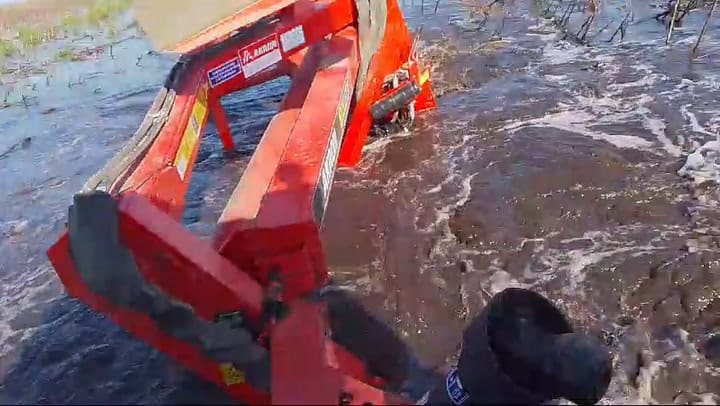 Caminos intransitables en Bolívar por el avance del agua