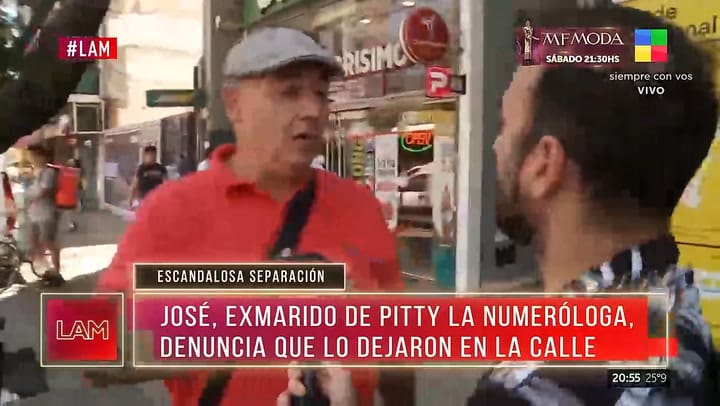 El exmarido de Pitty la numerologa dialogo con LAM
