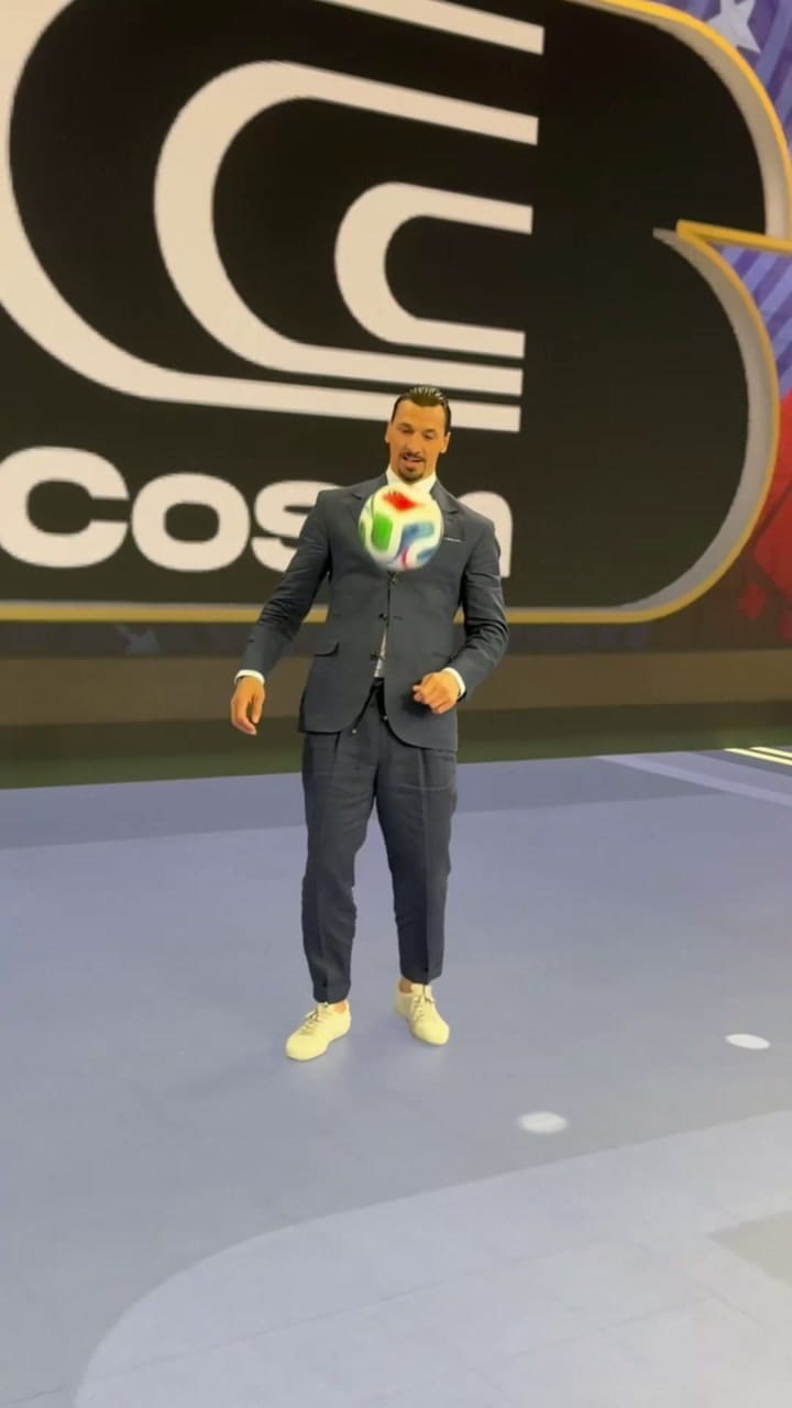 Zlatan Ibrahimović y Thierry Henry comentaban el Mundial por televisión, llegó la pausa y se pusieron a hacer jueguitos