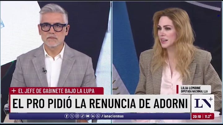La defensa de Lilia Lemoine a Adorni
