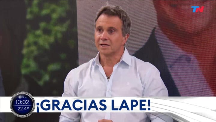 Así fue la despedida de Sergio Lapegüe de TN