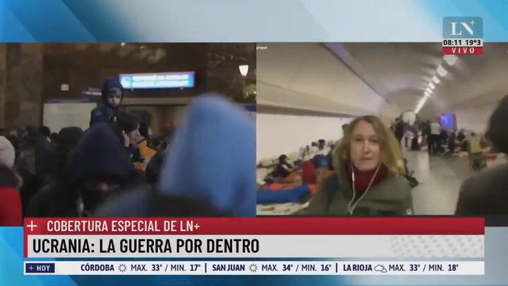 Cómo viven ciudadanos de Kiev en una estación de metro