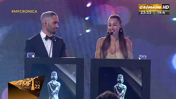 El pedido de Pampita durante los Premios Martin Fierro de Cable