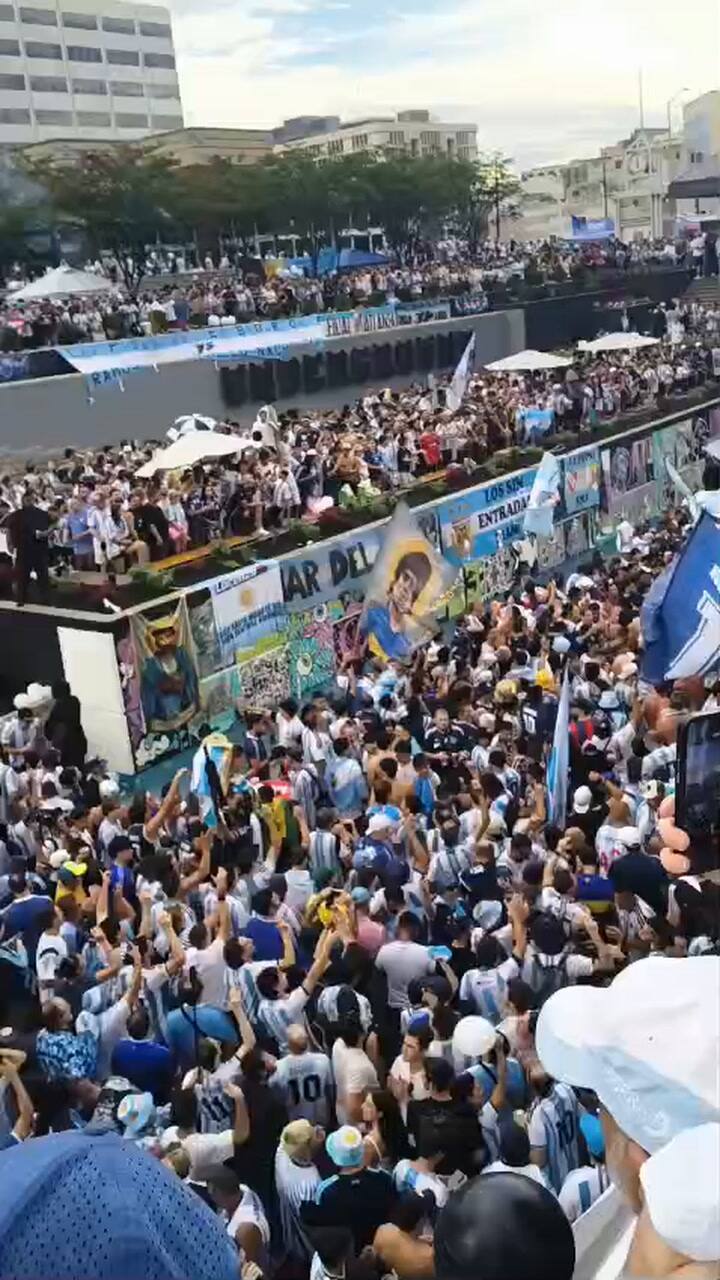"Malvinas argentinas", gritan los hinchas en Atlanta