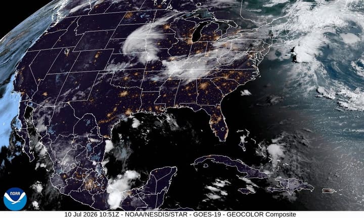 Satélite De La NOAA Hoy