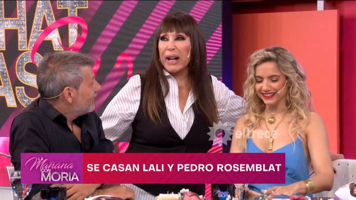 La opinión de Moria sobre el casamiento de Lali y Pedro Rosemblat
