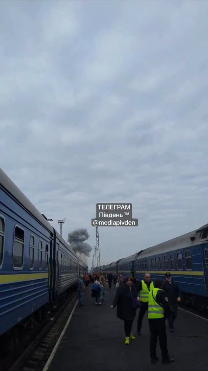 Dron ruso impactó un tren cerca de Polonia