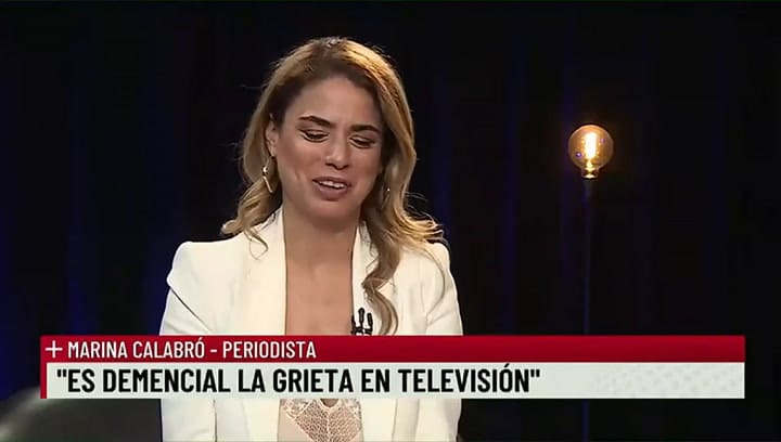 Marina Calabró en +Entrevistas con Luis Novaresio