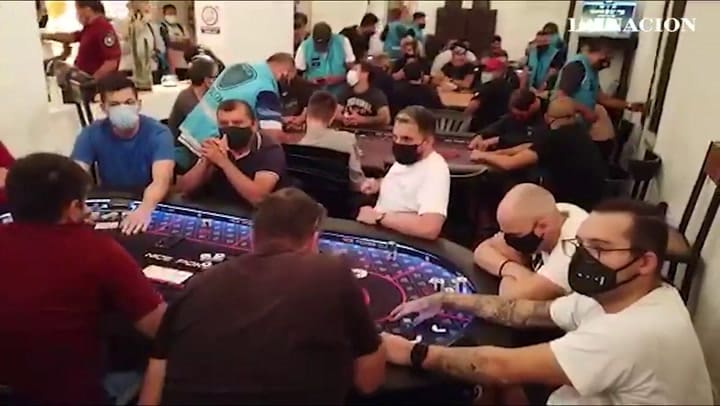 Juego clandestino: descubren un torneo ilegal de póker