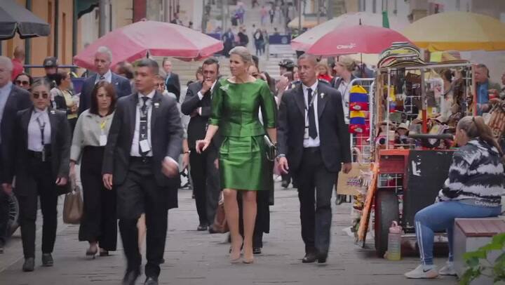 Máxima Zorreguieta estuvo en Colombia y se reunió con autoridades